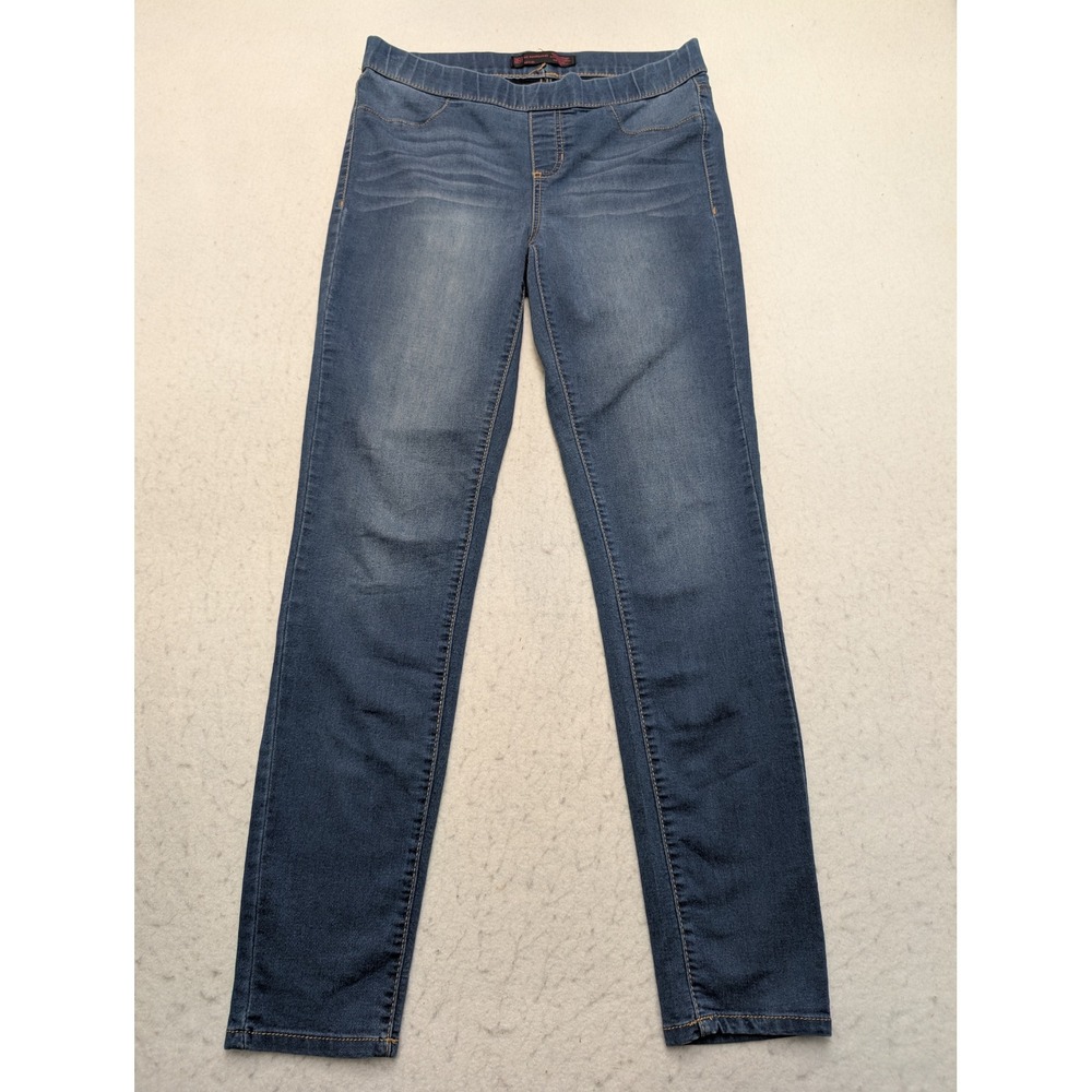No Boundaries Jeggings Women Medium 7-9 Blue Pull On Elastic Waist Slim Fit